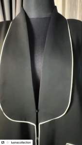 Dubai Elegant Abaya – Timeless Black