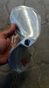 baling perahu daun 2 nomer 10pk as 3/4(19mm)mesin disel balap ketinting nelayan kkk kipas propeler almunium murah berkualitas