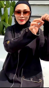 ALISBHA ABAYA VELINO DRESS GAMIS MODE TERBARU TERLARIS BEST SELLER VIRAL ORIGINAL