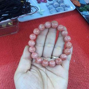 Vòng đeo tay đá Đào hoa size 11mm