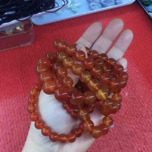 Vòng đeo tay ngọc mã não đỏ loại đẹp không tạp chất đủ size
