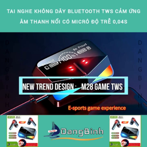 Tai Nghe Bluetooth v5.1 TWS Kháng Nước IPX5 Cảm Ứng 1 Chạm Âm Thanh Nổi Chống Ồn Có Micrô Độ Trễ 004s