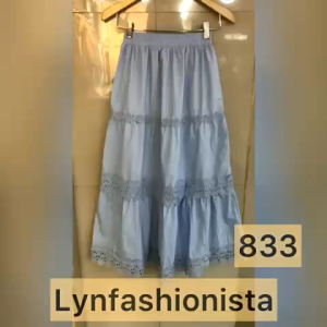 LYNFASHIONISTA-ROK PANJANG WANITA MUSLIM KATUN RENDA BKK PREMIUM