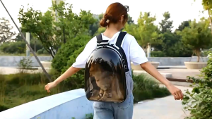 tas astronot kucing anjing tas ransel hewan pet bag anti air tas transparan pet cargo
