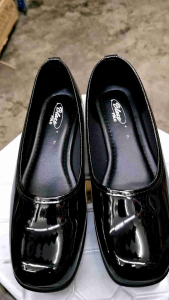 Kasut Kilat Sarung Hitam Wanita/Kasut Kolej/Kasut university/professional