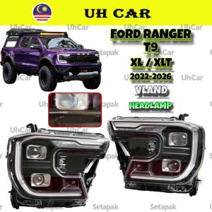 (VLAND) 1-1 Ford Ranger T9 XL XLT PLUS To Wildtrak Led Projector Head Lamp Headlamp Headlight Light