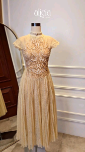 Aliciacouture - Daffodil Dress - Maxi Dress - Vintage Party Dress