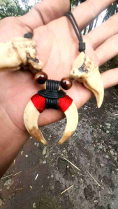 Kalung Etnik Cakar Macan – Aksesori Tribal Handmade dari Bahan Alami
