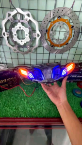 Chóa Dyno lắp cho Sirius 50/110 full Led. Sử dụng điện bình lắp ốp sihelo