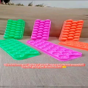 CETAKAN ES BATU PUDDING JELLY CETAKAN ES TELUR PUYUH CETAKAN ES BATU TELUR PUYUH VIRAL