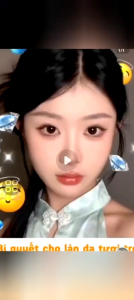 1 HỘP Kem Lười Make Up Vc QHOO - Kem Lười Vc Nâng Tông Đều Màu Da Che Khuyết Điểm Lỗ Chân Lông To Không Khô Da Và Lộ Vân