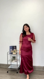 Feodora fashion / dress fuji / dress pesta premium / gaun pesta terbaru / gaun formal /dress kondangan (GOOD QUALITY)