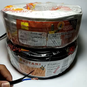Kualitas Kabel Listrik Tinggi: Kabel Listrik NYLHY 2x05mm Kitani