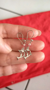 Anting Perak Murni | Lumba- Lumba | 925