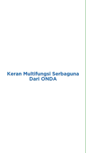 ORIGINAL KRAN TAMAN KRAN AIR ONDA BC 1/2 BIRU / KRAN TEMBOK ONDA BC 1/2 INCHI