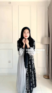 SAHEERA BLACK - DRESS TENUN BLANKET