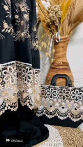 MUKENA ALESYA SUTRA VELVET SILK BORDIR MANUAL RENDA TUTON