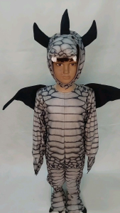 READY STOCK Children  Kids Dinosaur Animal Jumpsuit Costume Story Book Character Movie Character Jurassic Park Flying Dragon