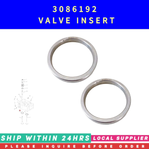 EXHAUST VALVE INSERT 3086192 [LOCAL SUPPLIER WARRANTY READY TO SHIP WITHIN 24HRS.] for Diesel Engine Generator Spare Parts Engine Model KTA19 KTA38 KTA50 QSK19 QSK50