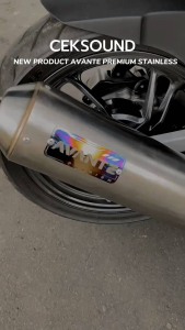 KNALPOT FULLSYSTEM STAINLESS TYPE AVA-SS1 ORIGINAL AVANTE PREMIUM BEAT VARIO AEROX NMAX PCX150 BEAT