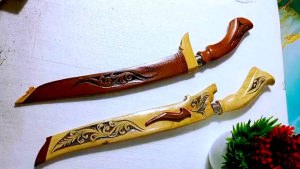 pisau badik 20 cm pisau laduk kayu kopi termurah