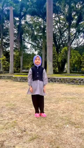 Setelan Anak Remaja Perempuan Bahan Knit Mix Salur Katun Model Terbaru Viral Fashion Kekinian Usia 4-14Th Set Anak Remaja Trendi