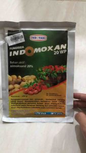 Indomoxan 20 Wp 100 Gram Fungisida Simoksanil Kontak sistemik Protektif Mengendalikan Jamur