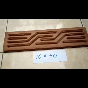 Kepingan Loster Kayu Jati Asli Jepara Motif Kembang Ornamen Dekorasi