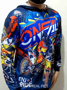 JERSEY MOTOCROSS BAJU TRAIL FULL PRINTING LENGAN PANJANG KUPLUK/TOPI