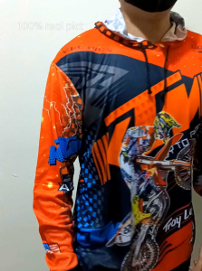 JERSEY MOTOCROSS BAJU TRAIL FULL PRINTING LENGAN PANJANG KUPLUK/TOPI