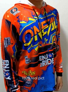 JERSEY MOTOCROSS BAJU TRAIL FULL PRINTING LENGAN PANJANG KUPLUK/TOPI