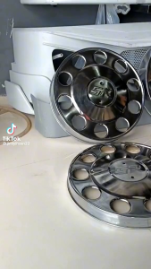 Wildop Truk Ring 16 Bulat Lubang 10 Chrome 4pcs