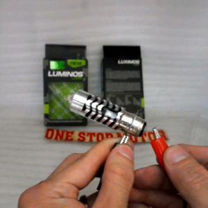 Lampu Depan Laser LED LS2 LS3 RGB 2 in 1 Putih Kuning PNP Bebek & Matic H6 Kaki 1 Asli Luximos