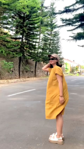 Daster Clasik busui crinkle airflow polos viral