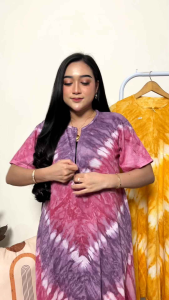 DASTER PAYUNG MOTIF ABSTRAK UKURAN STANDAR LD 110 CM PANJANG 105 CM BAHAN KAOS SUPER ADEM DASTER BUMIL COCOK DIGUNAKAN UNTUK SANTAI BUSUI FRIENDLY RESLETING DEPAN