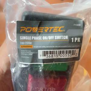 Powertec 110/220-Volt Single Phase On/Off Switch