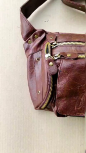 Tas Selempang Pria Sling bag Kulit PU/Kalep 043b