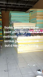 TERBARU kasur Busa SINGEL berkualitas super awet anti kempes UK180x140x10cm muat 3 orang