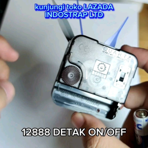 mesin jam dinding tahan lama quartz 12888 model detak 124 mm Jam Dinding Analog Modern Tombol Snooze Jam Dinding Jarum Jam Detik Menit Jam Ukuran Jam Dinding 5,5 Cm - Lazada