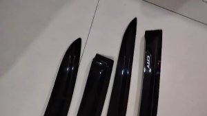 Door visor Honda City 2014 to 2020 models rain gutter door visor