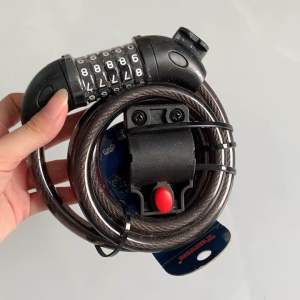 khóa dây 5 số cho xe đạp  an toàn tiện lợi chắc chắn có mật khẩu