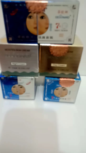 Cream Deoonard Gold Silver Set Biru Big Biru