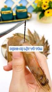 Dụng Cụ Bóc Vỏ Tôm Chỉ Tôm Cạo Vẩy Cá Lấy Lòng Gà Ruột Cá 2 Đầu Inox Không Gỉ Tiện Dụng Nhanh Chóng