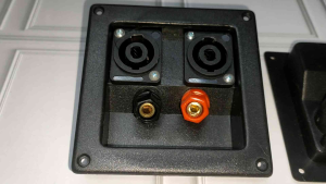 Terminal box speaker/terminal box speakon/terminal canon box 2 in 1