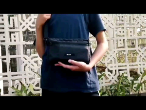 Tas Selempang Pria Hitam kekinian terbaru /slingbag