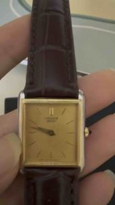 Đồng hồ nữ Seiko niềng vàng đúc 14k