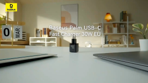 Adaptor Batok Kepala Charger Mini Baseus Palm 30W Fast Charger