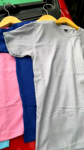 Kaos Polos Anak Cotton Combed 30s Lengan Pendek Usia 1-12 Tahun/baju polos cewe cowo/MFL01