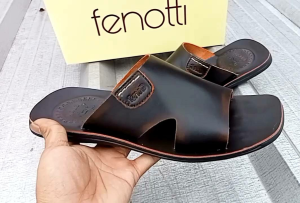 Sandal Selop Pria Kulit | Sandal Kokop Kulit | Sandal Fenotti