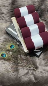 Hijab Pashmina ceruty babyoll burgundy